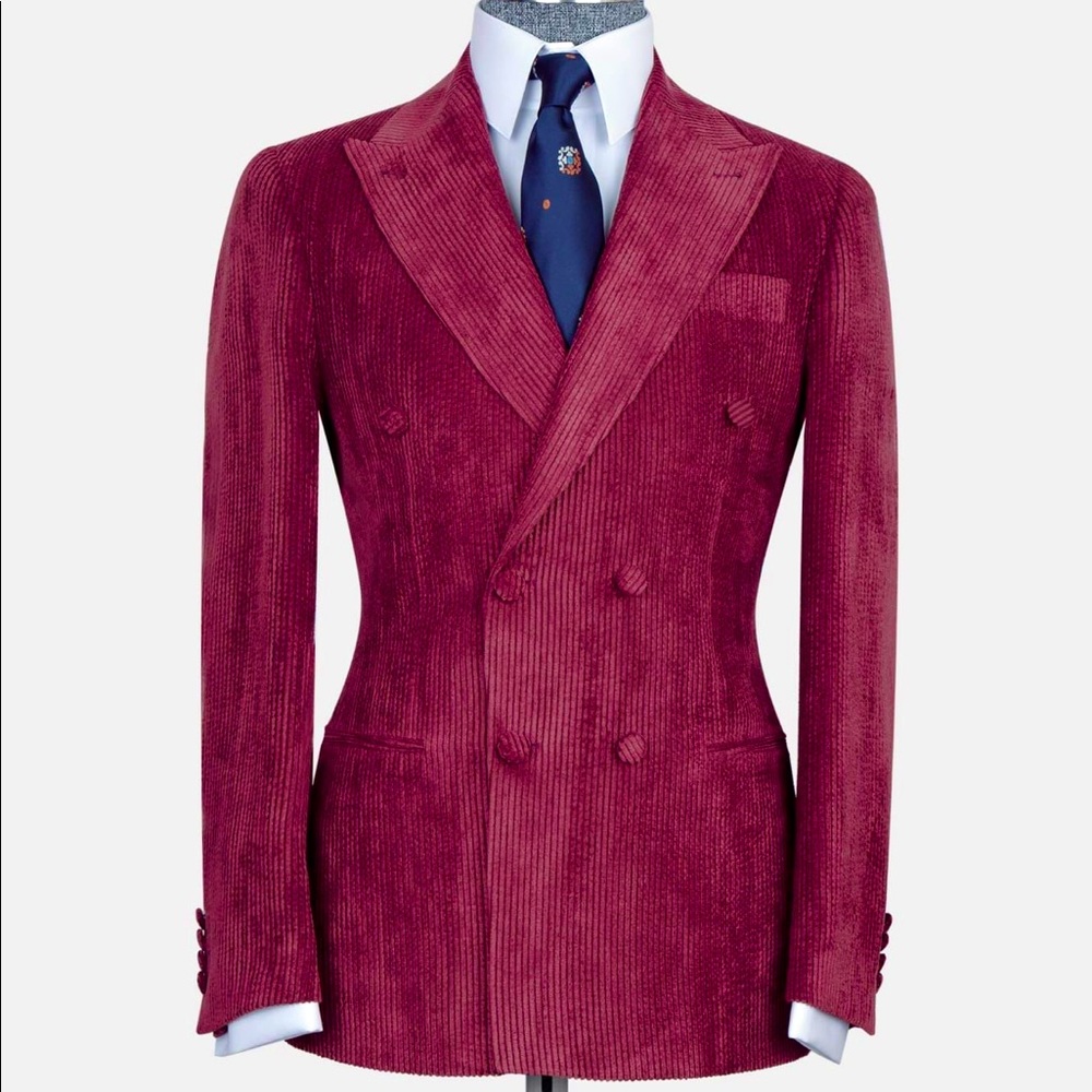 Rose Velvet Suit. New